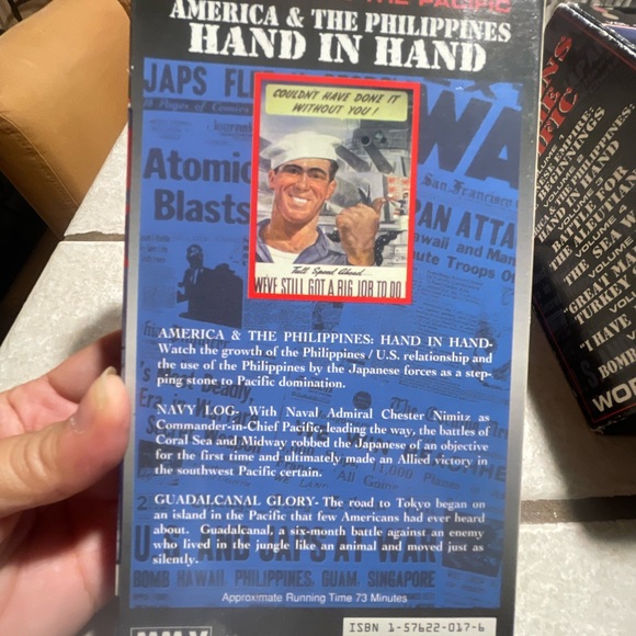 CAMPAIGNS IN THE PACIFIC Set of 7 VHS Tapes 1995 Vintage Documentary - Picture 9 of 13